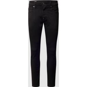 Skinny fit jeans met labelpatch
