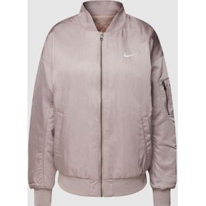 Blouson met logostitching