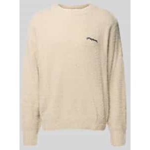 Gebreide pullover met ronde hals, model 'Vernen'