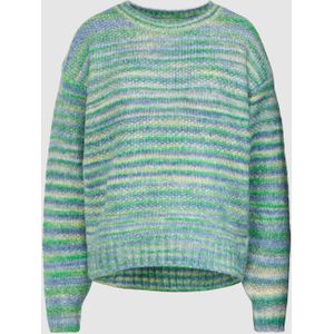 Gebreide pullover met streepmotief, model 'Delor'