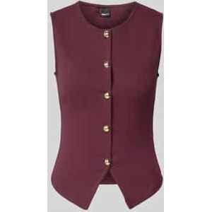 Gilet met knoopsluiting