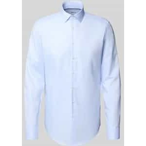 Slim fit zakelijk overhemd met extra lange mouwen