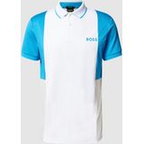 Poloshirt in colour-blocking-design, model 'Paddytech'