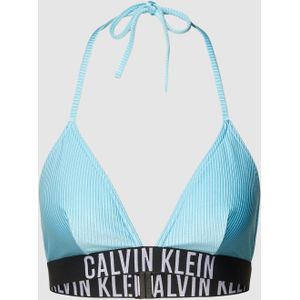 Bikinitop met labeldetail, model 'INTENSE POWER'