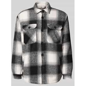 Regular fit overhemdjack met opgestikte paspelzakken op de borst