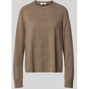 Gebreide pullover van kasjmiermix met raglanmouwen, model 'NIKITA'