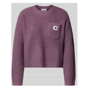 Carhartt Work In Progress - Korte Gebreide Pullover - Dames - Met Borstzak