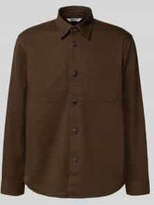 SELECTED HOMME - TRAVIS - Overhemdjack - Regular Fit - Effen - Puur Katoen