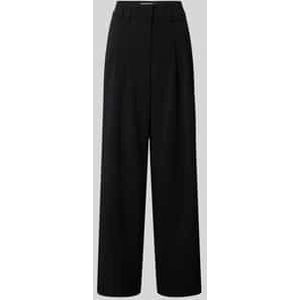 Flared fit broek met haakjessluiting, model 'MAYLA'