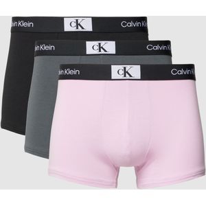 Boxershort met elastische band in een set van 3 stuks