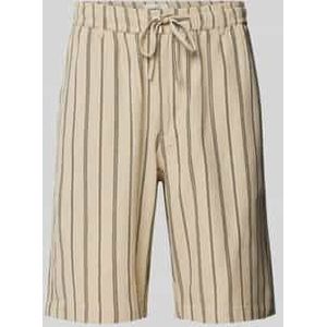 Korte broek met tunnelkoord, model 'CANVAS'