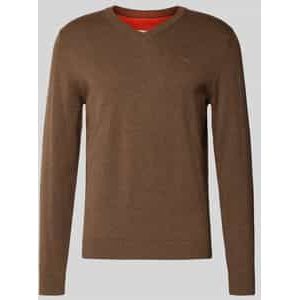 Tom Tailor - Regular Fit - Gebreide Pullover - Effen - Zuiver Katoen