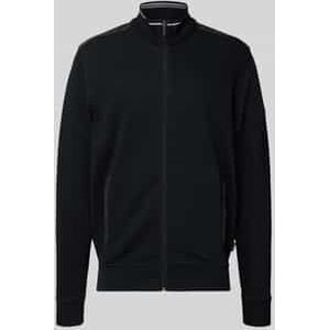 Sweatjack met opstaande kraag