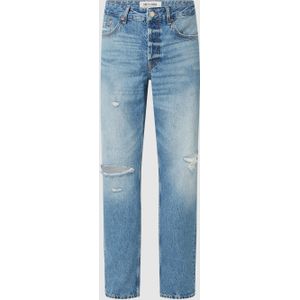 Loose fit jeans van katoen, model 'Edge'
