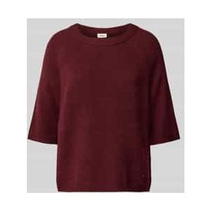 Regular fit gebreide pullover met alpaca