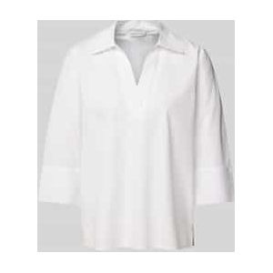 Regular fit tuniek met kimonomouwen in een mix van lyocell en katoen