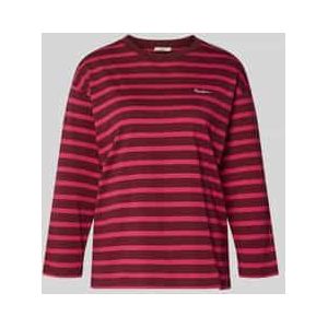 Comfort fit shirt met lange mouwen van puur katoen, model 'BANILLA'