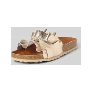 Sandalen van leer, model 'ROCIO NUCLEO METAL VOLANT'