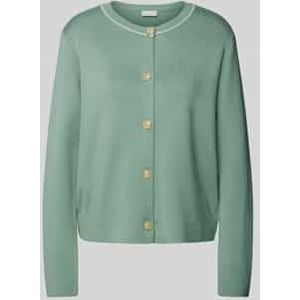 Gebreide cardigan met ronde hals