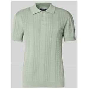 Regular fit poloshirt met korte knoopsluiting