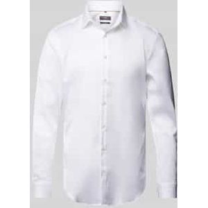 Super slim fit zakelijk overhemd met kentkraag
