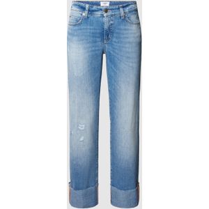 Jeans met labelpatch, model 'PARIS'