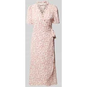 Midi-wikkeljurk, model 'Peony'