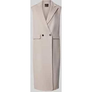 Wollen gilet met reverskraag