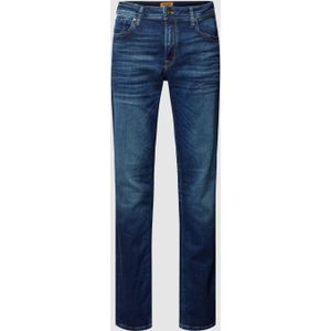 Regular fit jeans met knoopsluiting, model 'CLARK'