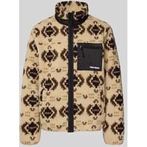 Sweatjack met opstaande kraag