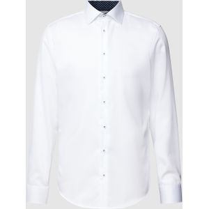 Shirt met lange mouwen en logoprint, model 'Linked'