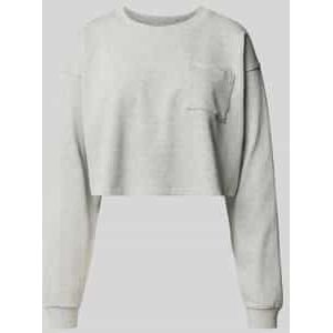 Calvin Klein Underwear - Pyjamabovendeel - Kort - Dames - Ronde Hals - Gestikt Logo