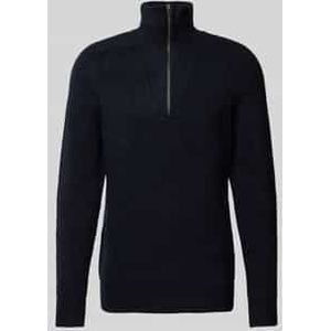 Gebreide pullover met schipperskraag, model 'Kristian'