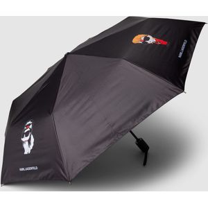 Paraplu met labelprints, model 'k/superstars small umbrella'