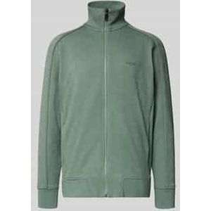 Regular fit sweatjack met structuurmotief, model 'MIRROR'