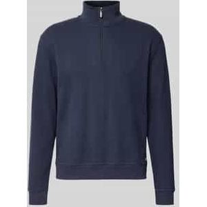 Regular fit schipperstrui van katoenmix, model 'STRUCTURE'