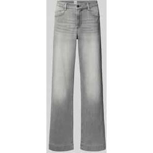 Brax Dames  Style MAINE USED LIGHT GREY, denim lichtgrijs, maat 32