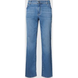 Straight fit jeans met stretch, model 'Cadiz'
