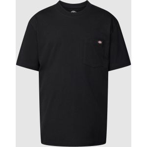 T-shirt van puur katoen met logodetail, model 'PORTERDALE'