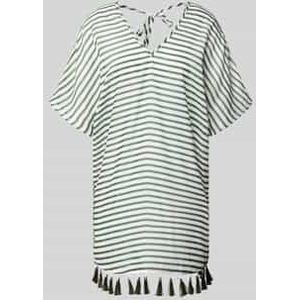 Tuniek met V-hals en pompons