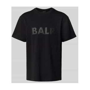T-shirt met logo en ronde hals