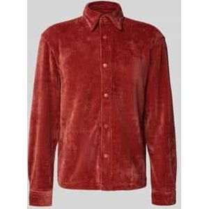 Regular fit vrijetijdsoverhemd in ribcordlook