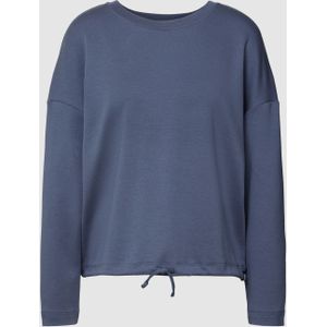Sweatshirt met labeldetail, model 'Mailaa'