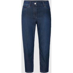Capri-jeans met labelpatch, model 'CORA'