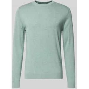 Tom Tailor - Regular Fit - Gebreide Pullover - Mêlee - Zuiver Katoen