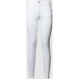 Skinny-fit jeans met omslag