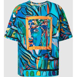 T-shirt met all-over motief