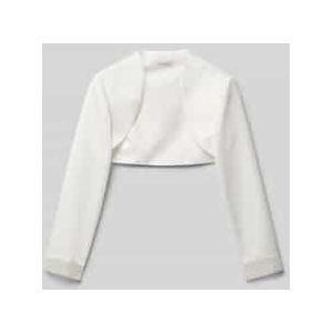 Regular fit bolero met opengewerkte voorkant