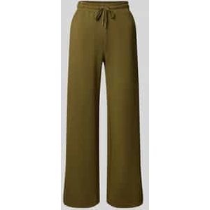 Sweatpants met elastische band en tunnelkoord, model 'Banu'