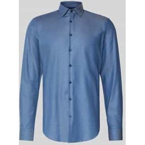 Slim fit zakelijk overhemd van puur katoen